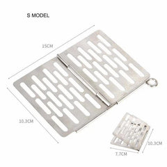 Outdoor Picnic Portable Barbecue Net Folding Barbecue Rack Barbecue Net 07FC0E-D4 - KOEEK