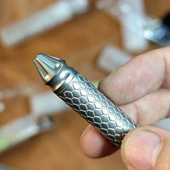 Titanium Pocket Ball Pen Office Signature Witing Pen Outdoor Portable Pen EDC 07FC0E-D4 - KOEEK
