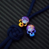 2X Titanium alloy Bead Knife Lanyard Accessory (Limited Edition Anodized Colors) 07FC0E-D4 - KOEEK