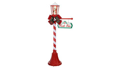 Winter Wonder Lane Snowfall 56" Lamppost Lighted Musical Holiday Christmas 07FC0E-D4 - KOEEK