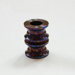 EDC Titanium MokuTi Timascus Lanyard Umbrella Beads Pendant Necklace DIY Bead 07FC0E-D4 - KOEEK