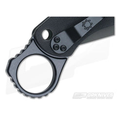 DIY Paramilitary 2 C81 Folding Knife Aluminum Alloy Handle Back Keel Spine Tool 07FC0E-D4 - KOEEK