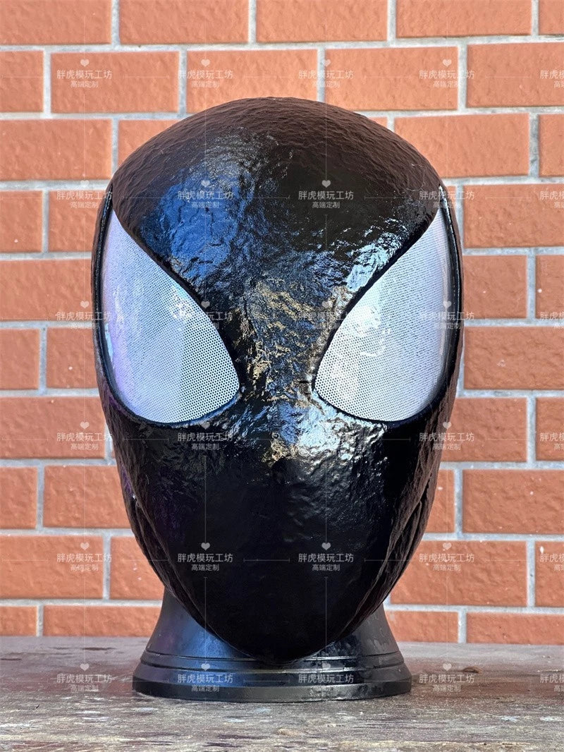 Spider-Man 2 Venom Cosplay Mask FRP Helmet Full Face Black Halloween Prop 1pc 07FC0E-D4 - KOEEK