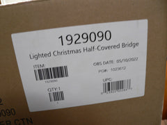Lionel 1929090 Christmas plug n play LED Lighted Half-Covered Bridge open bx LIONEL - KOEEK