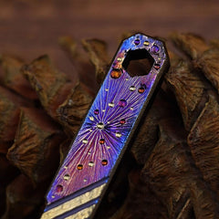 Titanium Alloy Meteorite Pry Bar Crowbar Bottle opener Wrench Outdoor EDC Tool 07FC0E-D4 - KOEEK