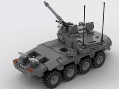 MOC-89851 Centauro Tank Destroyer Building Blocks Military Vehicle Model Kit kid 07FC0E-D4 - KOEEK