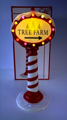 Lenox Treasured Traditions Tree Farm Light-Up Sign Christmas Decor NIB LENOX - KOEEK