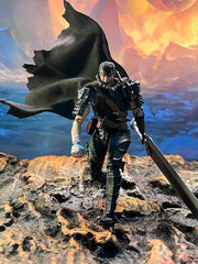 1/12HMD Custom Black Cloak Cape for 6" SHF Aciton Figure Berserk Guts(No Figure) 07FC0E-D4 - KOEEK