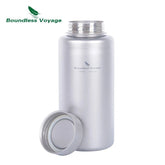 1L Titanium Bottle Leakproof Single-layer Sport Water Bottle 750ml Pot Cup 07FC0E-D4 - KOEEK