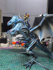 Anime YU-GI-OH! Master Of Knight Dragon Resin Figure Model Toy Collectible 25cm 07FC0E-D4 - KOEEK