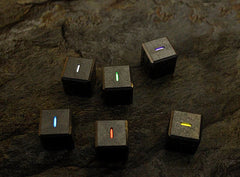 TC4 Titanium Alloy Luminous Dice Toy Chilled Red Wine Beer Dice Gift EDC Toys 07FC0E-D4 - KOEEK