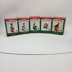 1998 Hallmark Merry Miniatures "Mickey Express" Disney Train Figurines Full Set! HALLMARK - KOEEK