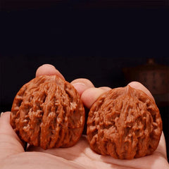 Walnut Four-building Lion Head Extra Large Starry Anime Hat Handle Pieces 07FC0E-D4 - KOEEK