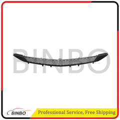 Bumper Grille For 2010-2013 Mercedes Benz E350 Black Plastic Front 2128851253 07FC0E-D4 - KOEEK