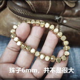 Brass Bracelet Men’s Couples Hand Bead Stackable Jewelry 07FC0E-D4 - KOEEK