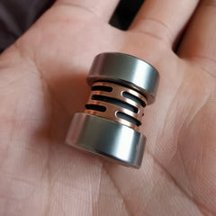 Titanium Alloy Folding Knife Handle Lanyard Bead Umbrella Rope EDC Key Tool Bead 07FC0E-D4 - KOEEK
