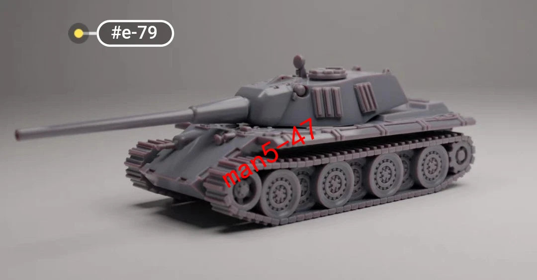 3D printing 1/72 Germany E-79 tank Unpainted model kit 07FC0E-D4 - KOEEK
