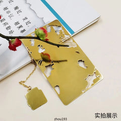 Genshin Impact Zibai Cosplay Metal Bookmarks Souvenir Hollow Out Pendant Decor 07FC0E-D4 - KOEEK