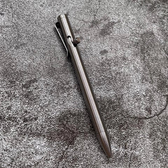 EDC Titanium Alloy Tactical Pen Ballpoint With Writing Multi-functiona Pen Gift- 07FC0E-D4 - KOEEK