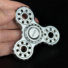 Three Leaf Gear Fidget Spinner Adult EDC Fidget Toys ADHD Hand Spinner Men Gifts 07FC0E-D4 - KOEEK