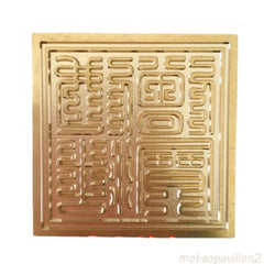 1pc Buddhist Magical Tools Three Treasure Seals Pure Copper Seals 07FC0E-D4 - KOEEK