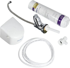 Under-sink direct drinking water system with dedicated faucet and filter