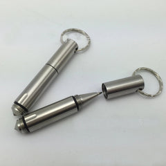 EDC Mini Stainless Steel Outdoors Pen Tungsten Steel Head Portable Write Pen 07FC0E-D4 - KOEEK