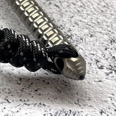 Titanium Outdoor Multi Tool EDC Tea Knife Ice Pick Tea Cake Pick with K Sheath 07FC0E-D4 - KOEEK