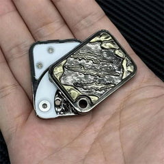 EDC 3D Dragon Embossed Fidget Slider Zinc Alloy Stress Relief Fidget Toys 07FC0E-D4 - KOEEK