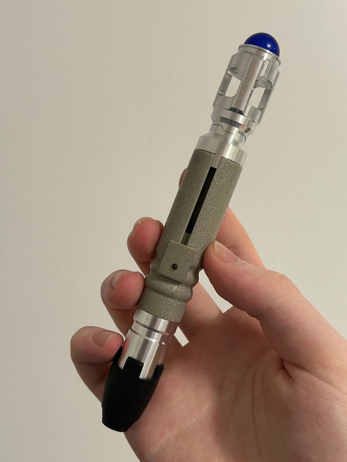 US STOCK! 10th Doctor Who Metal Sonic Screwdriver Scalable LED Replica Prop Gift 07FC0E-D4 - KOEEK