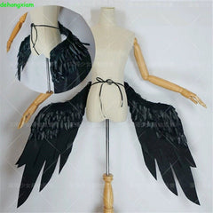 Anime Overlord Albedo Wings Foldable Handmade Cosplay Props Costume Accessories HANDMADE - KOEEK