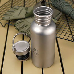 EDCPure Titanium Water Coffee Tea Bottles Flasks Portable Outdoor Camping Travel 07FC0E-D4 - KOEEK