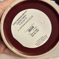 2 Wick Candle Anthropologie Sunday Morning Waffles ANTHROPOLOGIE - KOEEK