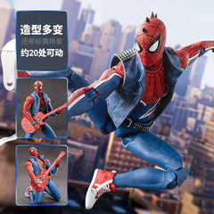 ZD Toys Marvel's Spider-Man Spider-Punk Suit 7" Action Figure in Stock 07FC0E-D4 - KOEEK