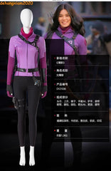 Hawkeye Cosplay Costume Kate Bishop Outfit Women Halloweewn Female Party Uniform 07FC0E-D4 - KOEEK