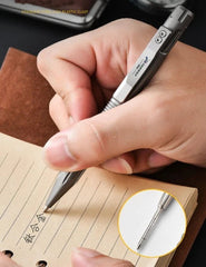 Titanium Alloy Pocket Ballpoint Pen Office Signature Pen Student Stationery 07FC0E-D4 - KOEEK