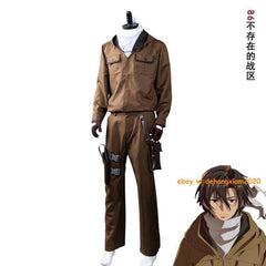 86 Eighty Six Shinei Nouzen Cosplay Costume Halloween Cos Coat Pants Outfits 07FC0E-D4 - KOEEK