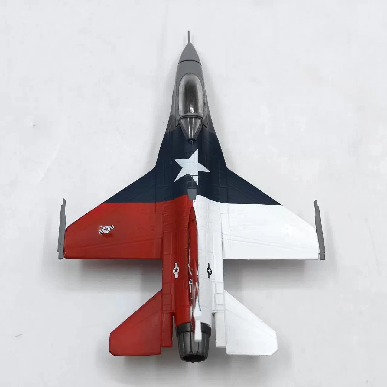 1:100 USAF F-16 Falcon Fighter Jet Model Diecast Plastic Military Aircraft 07FC0E-D4 - KOEEK