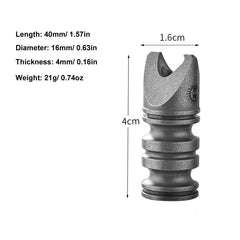 EDC Titanium Alloy Multi Tools Opener Screwdriver Prtable Pendant Bead Key chain 07FC0E-D4 - KOEEK