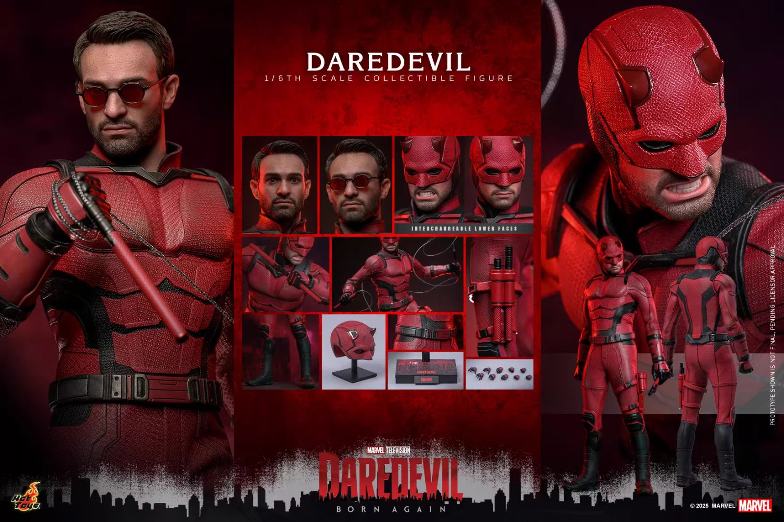 Hot Toys TMS154 DAREDEVIL BORN AGAIN 1/6 Action Figure Collectible Model HOT_TOYS - KOEEK