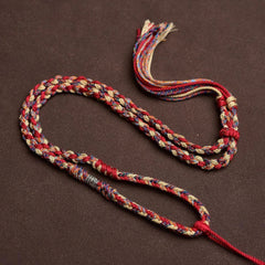 Tibetan Style Handmade Braided Cotton Cord Necklace For Pendant Thangka Amulet 07FC0E-D4 - KOEEK