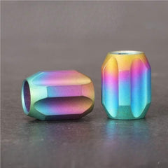 EDC Titanium Knife Lanyard Bead Paracord Parachute Cord Pendant Bracelet Bead 07FC0E-D4 - KOEEK