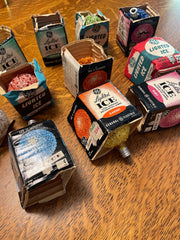 11 Vintage GE Lighted Ice Lamps Christmas Light Bulbs in Box GE - KOEEK