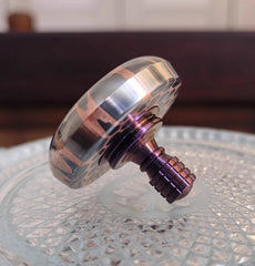 Superconducting titanium Spinning Top Finger Spinner Ceramic Bead Fidget EDC Toy 07FC0E-D4 - KOEEK