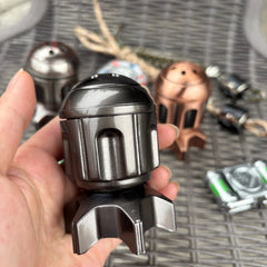 Revolver Bullet Dice Set Finger Spinning Multifunctional Game Prop EDC Metal Toy 07FC0E-D4 - KOEEK