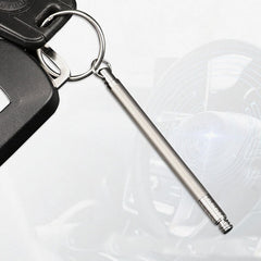 Titanium Alloy Keychain Ear Wax Removal Earpick Outdoor Camping Case EDC Gift 07FC0E-D4 - KOEEK