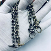 Solid Brass Handmade Vintage Bracelet Men's Bracelet Different Styles EDC Gifts 07FC0E-D4 - KOEEK