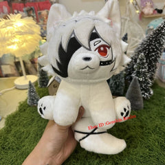 Anime Zenless Zone Zero Von Lycaon Sitting Position 20cm Plush Doll Stuffed Toy 07FC0E-D4 - KOEEK