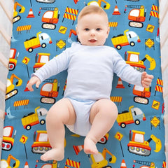 4-piece baby boy crib sheet set, soft and snug baby boy mattress cover 07FC0E-D4 - KOEEK