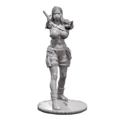 50mm resin figure model 3D printing of modern female soldiers unassembled 07FC0E-D4 - KOEEK